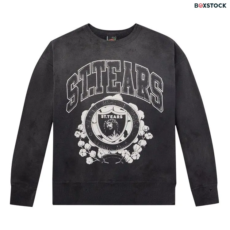 Saint Michael x Denim Tears Crewneck 'Black' Spring/Summer 2024