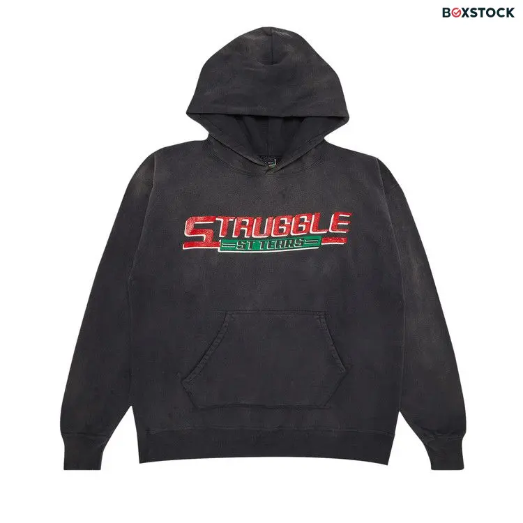 Saint Michael x Denim Tears Struggle Hoodie 'Black' Spring/Summer 2024