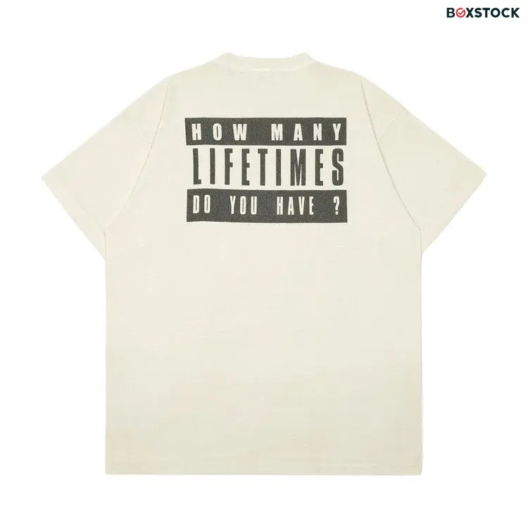 Saint Michael x Denim Tears Lives Crew T-Shirt 'White' Spring/Summer 2024