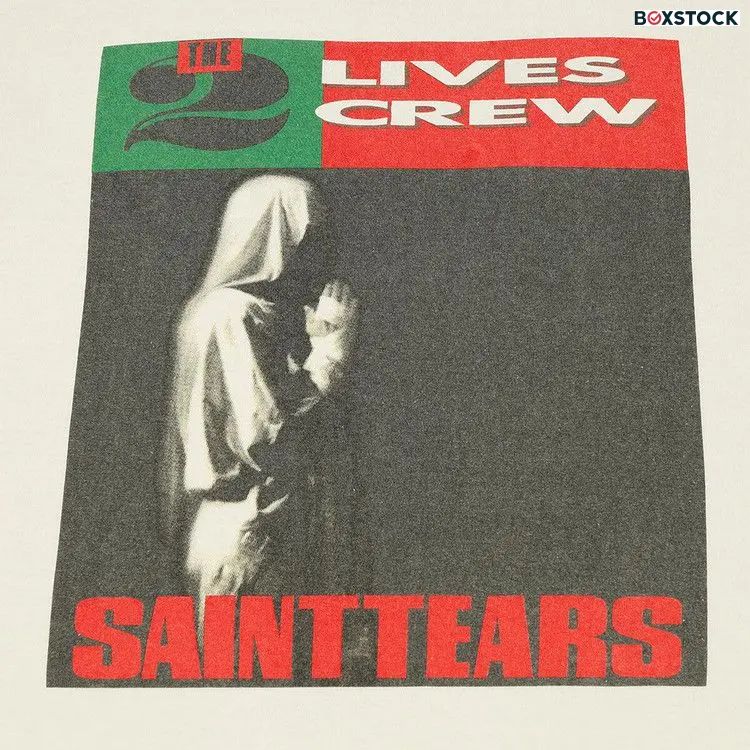 Saint Michael x Denim Tears Lives Crew T-Shirt 'White' Spring/Summer 2024