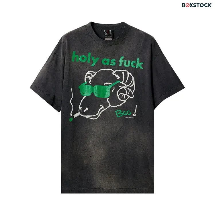 SAINT Mxxxxxx BAA Tee 'Black' Spring/Summer 2024