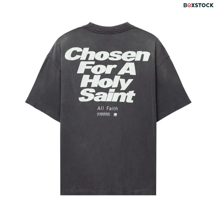 SAINT Mxxxxxx Chosen Short-Sleeve T-Shirt 'Black' Fall/Winter 2024