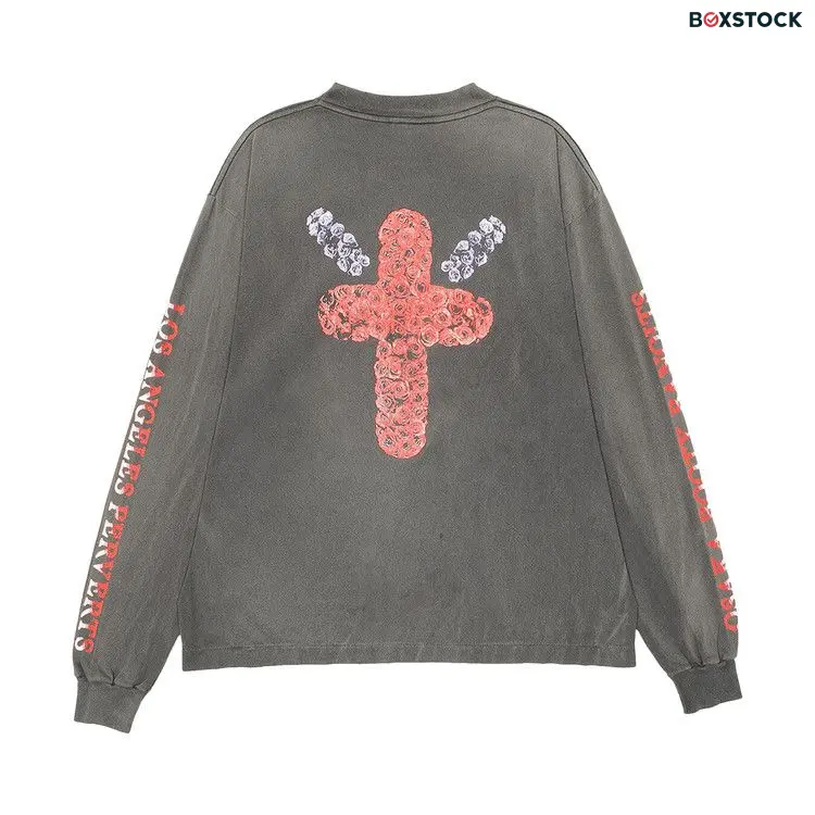 SAINT Mxxxxxx Born Saint Long-Sleeve T-Shirt 'Black' Fall/Winter 2024