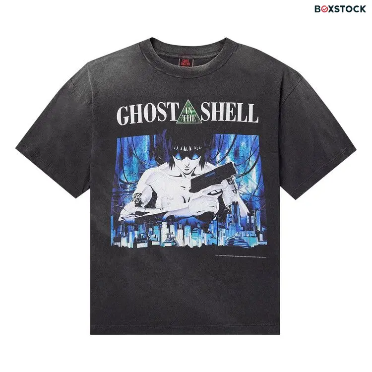 SAINT Mxxxxxx Gits Short-Sleeve T-Shirt 'Black' Fall/Winter 2024