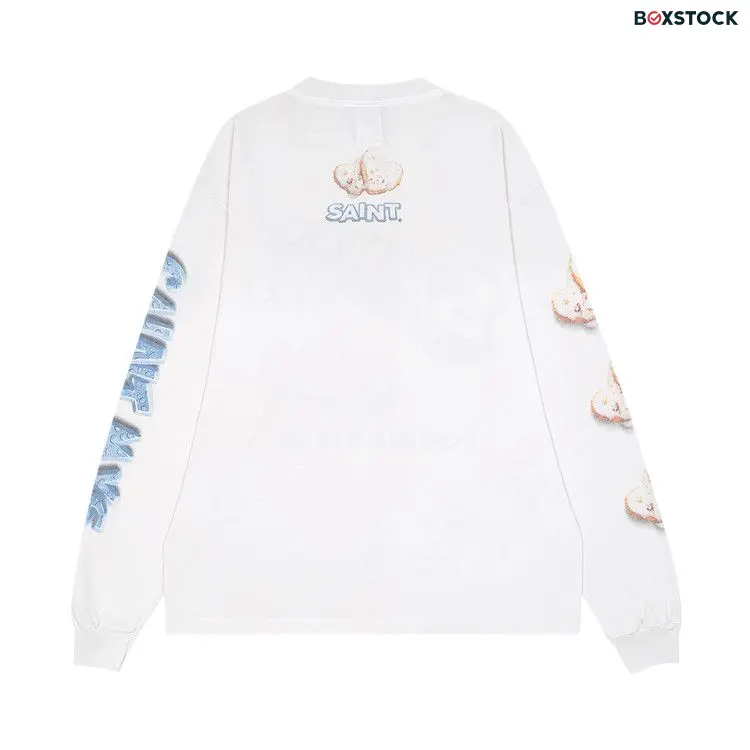 SAINT Mxxxxxx Heart Cake Long-Sleeve Tee 'White'
