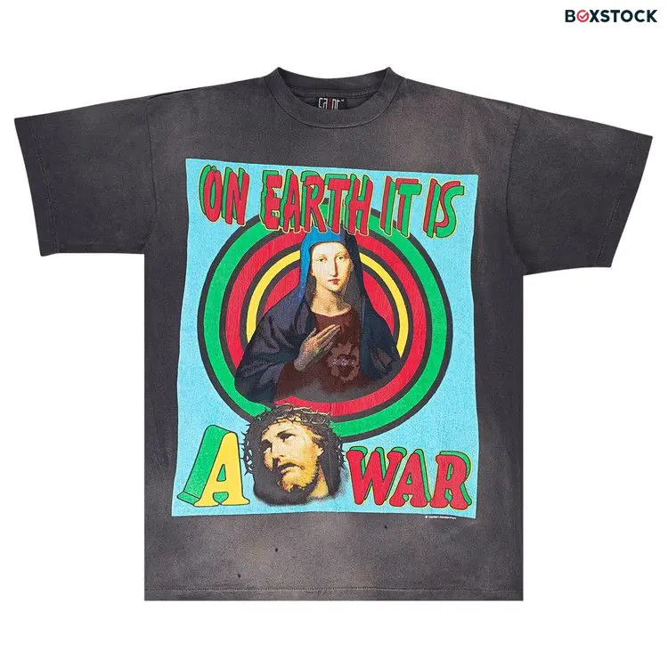 SAINT Mxxxxxx On Earth Tee 'Black' Spring/Summer 2024