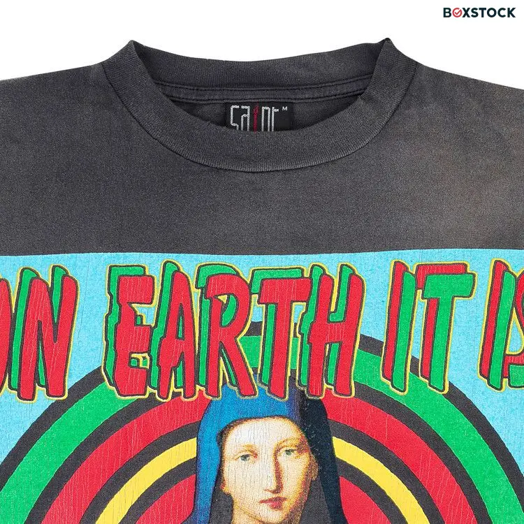 SAINT Mxxxxxx On Earth Tee 'Black' Spring/Summer 2024