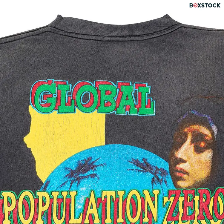 SAINT Mxxxxxx On Earth Tee 'Black' Spring/Summer 2024