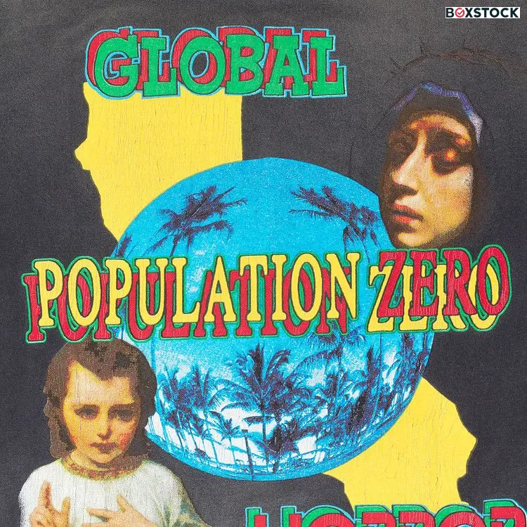 SAINT Mxxxxxx On Earth Tee 'Black' Spring/Summer 2024