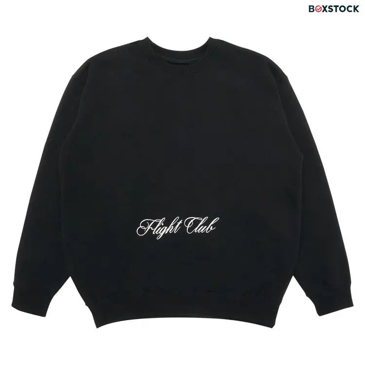 Flight Club Script Sweatshirt 'Black' Spring/Summer 2023
