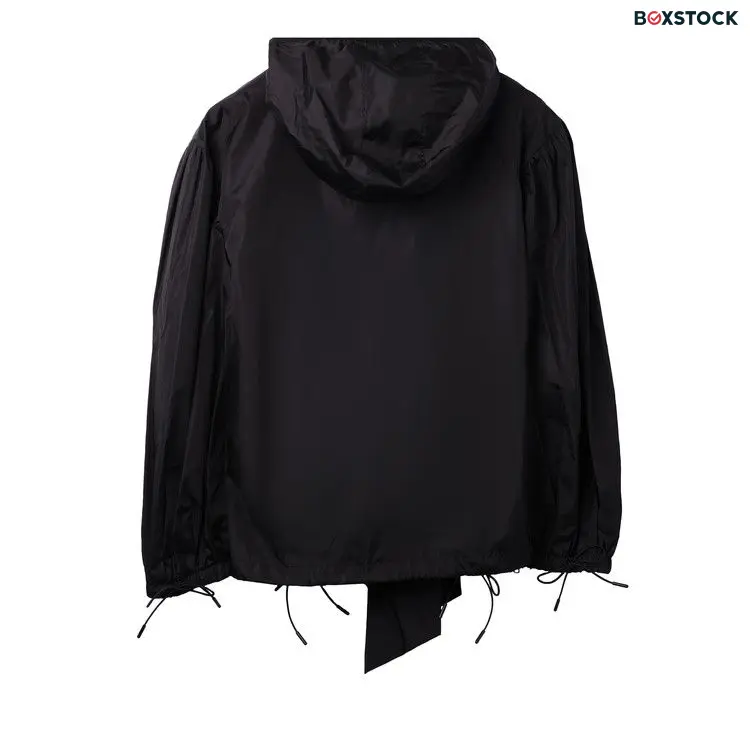 Simone Rocha Pressed Rose Tech Jacket 'Black' Spring/Summer 2024