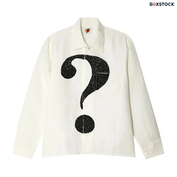 Sky High Farm Workwear Question Mark Shirt 'White' Spring/Summer 2024