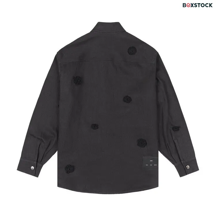 Song for the Mute Daisy Shirt Jacket 'Black' Spring/Summer 2024