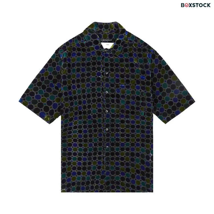 Song for the Mute Short-Sleeve Oversized Shirt 'Multicolor' Multi-Color Spring/Summer 2024