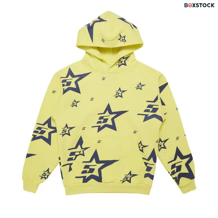 Sp5der 5Star Hoodie 'Yellow' Spring/Summer 2024