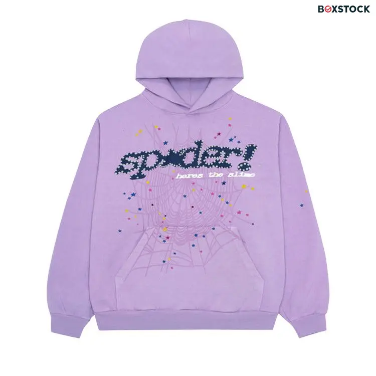 Sp5der Açaí Hoodie 'Purple' Spring/Summer 2023