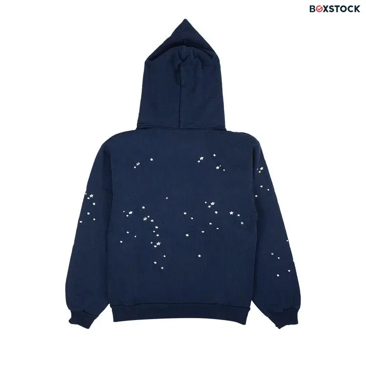 Sp5der Atlanta Hoodie 'Navy' Blue Spring/Summer 2023