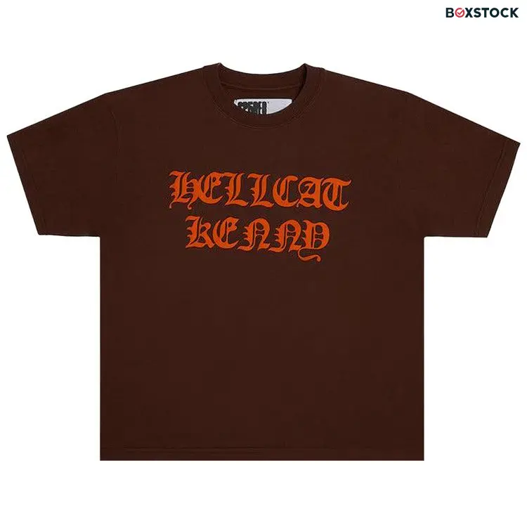 Sp5der Hellcat Kenny Tee 'Brown' Fall/Winter 2024