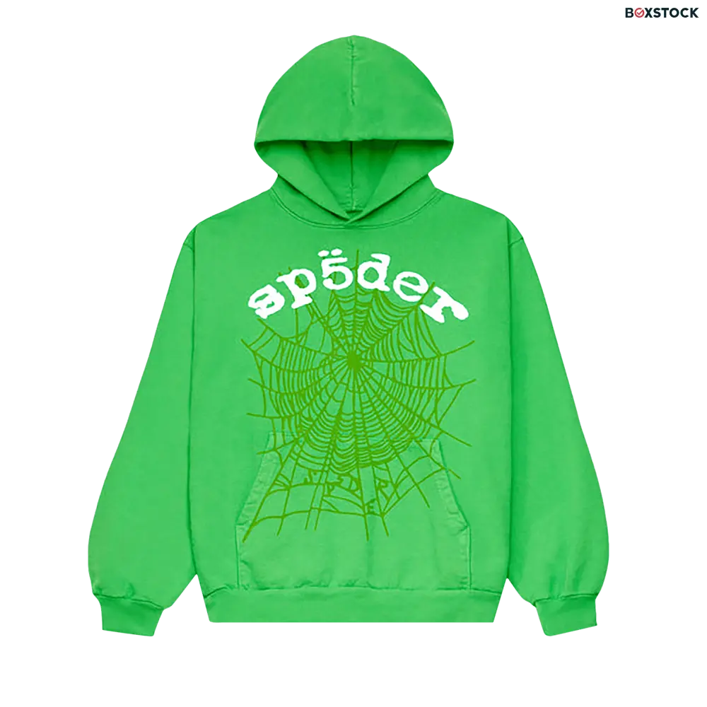Sp5der Legacy Hoodie 'Green' Spring/Summer 2024