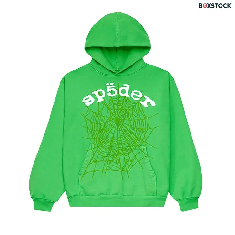 Sp5der Legacy Hoodie 'Green' Spring/Summer 2024