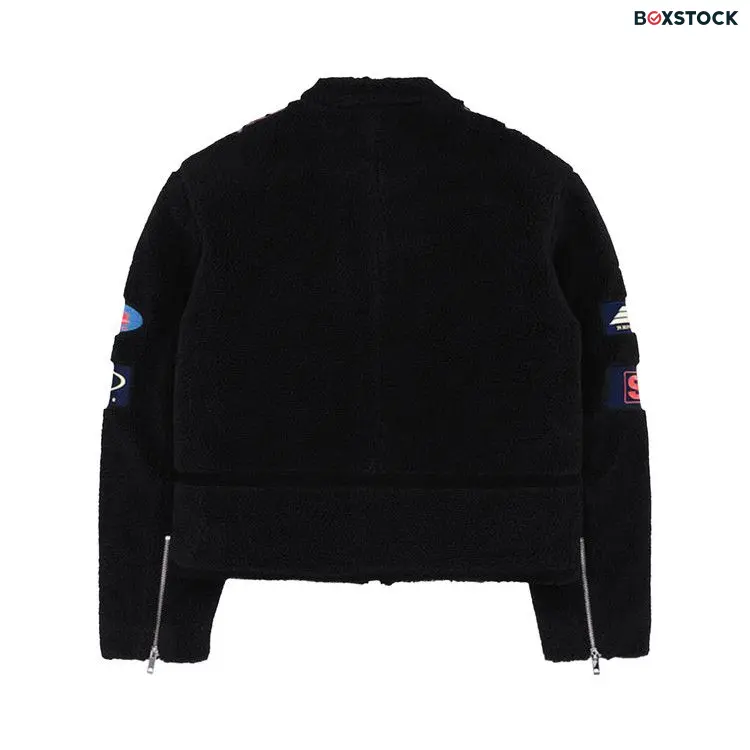 Sp5der Sherpa Hunter Moto Jacket 'Black' Spring/Summer 2024