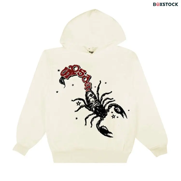 Sp5der x Mariah The Scientist Scorpion Hoodie 'Cream' Spring/Summer 2024
