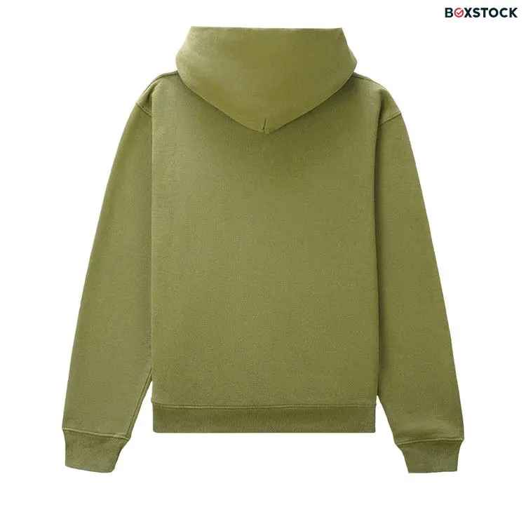 Sporty & Rich Serif Logo Hoodie 'Olive/White' Green Spring/Summer 2022