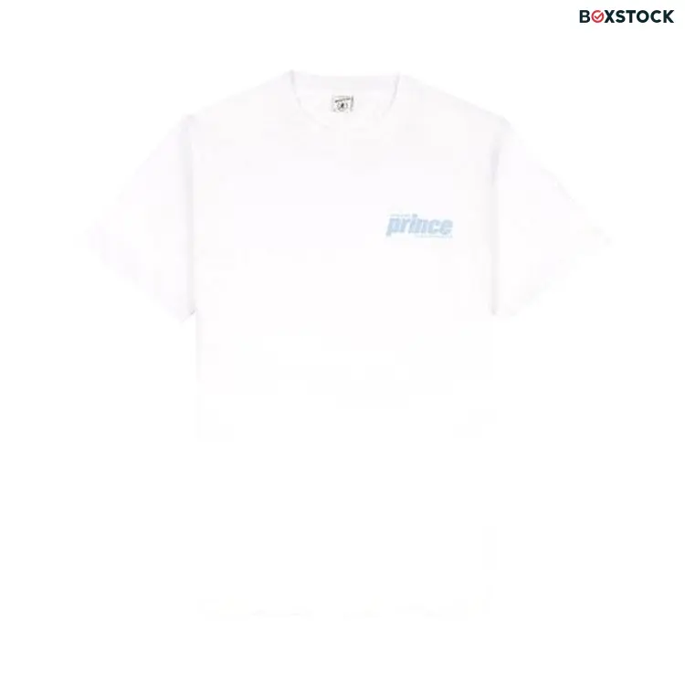 Sporty & Rich x Prince Sporty T Shirt 'White/Bel Air Blue' Spring/Summer 2023