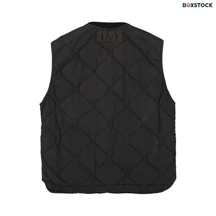 Stone Island Compass Patch Quilted Gilet 'Lead Grey' Spring/Summer 2024