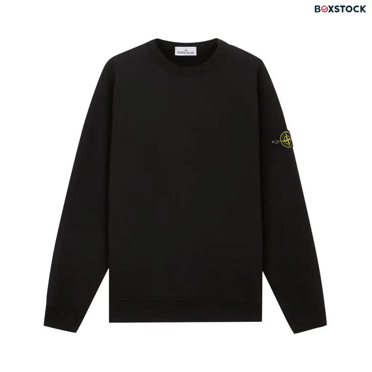 Stone Island Fleece Sweatshirt 'Black' Fall/Winter 2024