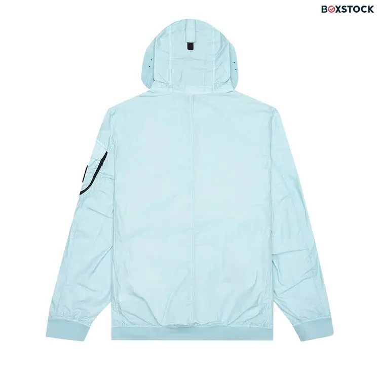 Stone Island Hooded Blouson 'Aqua' Blue Spring/Summer 2022