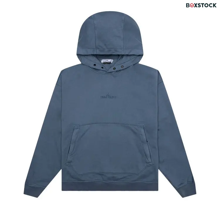 Stone Island Hooded Sweatshirt 'Avio Blue' Fall/Winter 2023