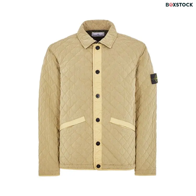 Stone Island Light Quilted Jacket 'Natural Beige' Tan Fall/Winter 2023
