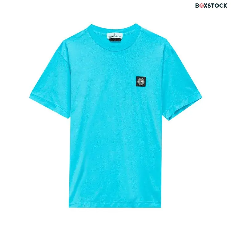 Stone Island Patch Logo T-Shirt 'Turquoise' Green Spring/Summer 2021