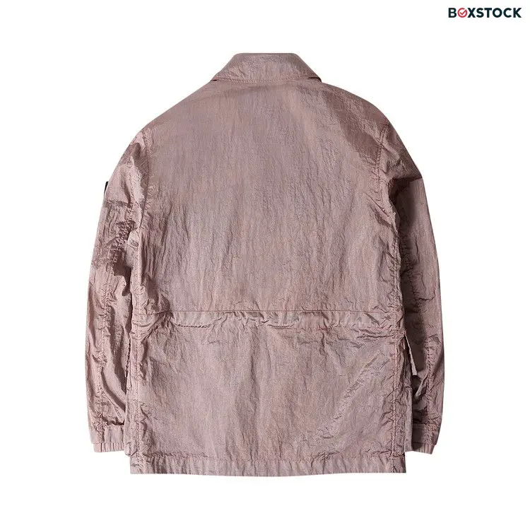 Stone Island Twill Stretch TC Hooded Jacket 'Pink' Spring/Summer 2023