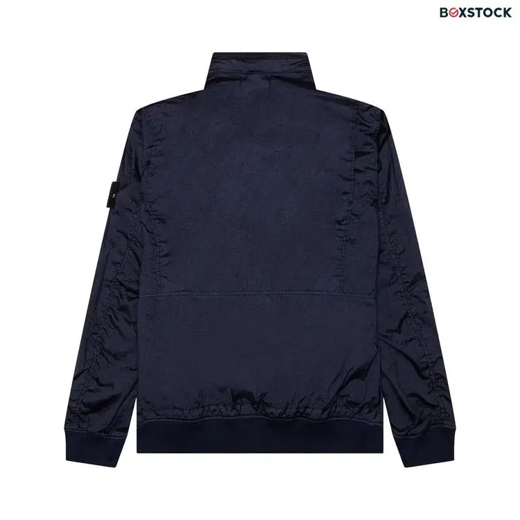 Stone Island Waffen Patch Foldable Hooded Zip Up Jacket 'Navy Blue' Fall/Winter 2023