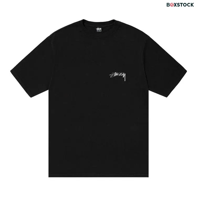 Stussy 100% Pigment Dyed Tee 'Black' Fall/Winter 2022
