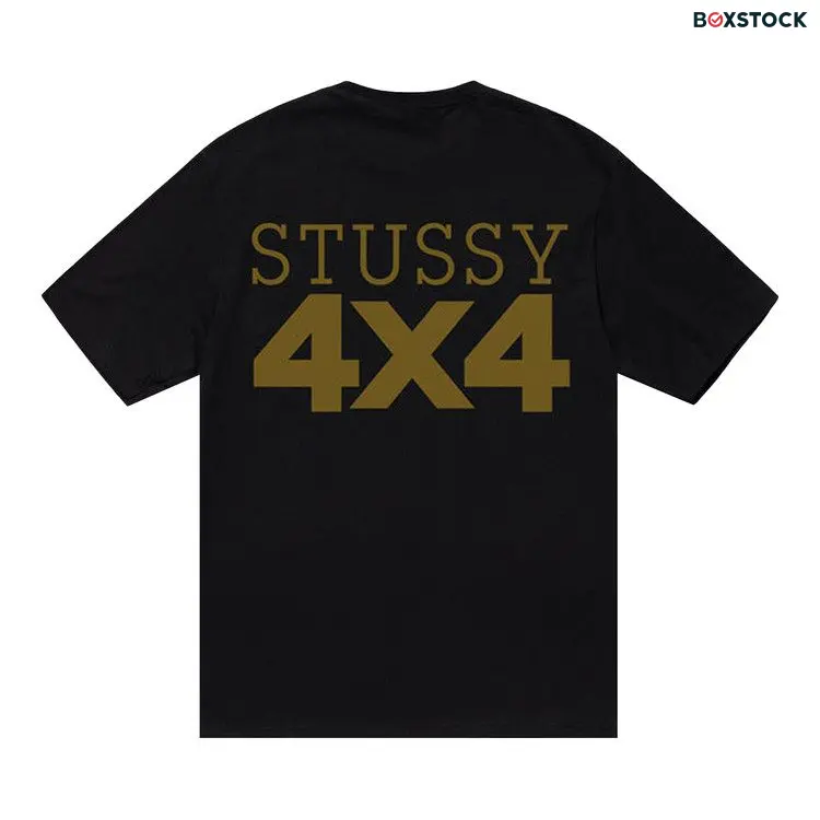 Stussy 4X4 Tee 'Black' Fall/Winter 2022