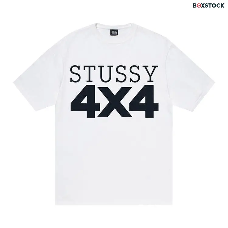 Stussy 4X4 Tee 'White' Fall/Winter 2022