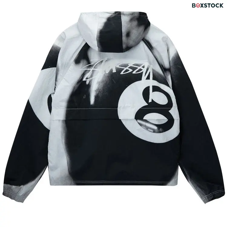 Stussy 8 Ball Beach Shell 'Grayscale' Multi-Color Spring/Summer 2023