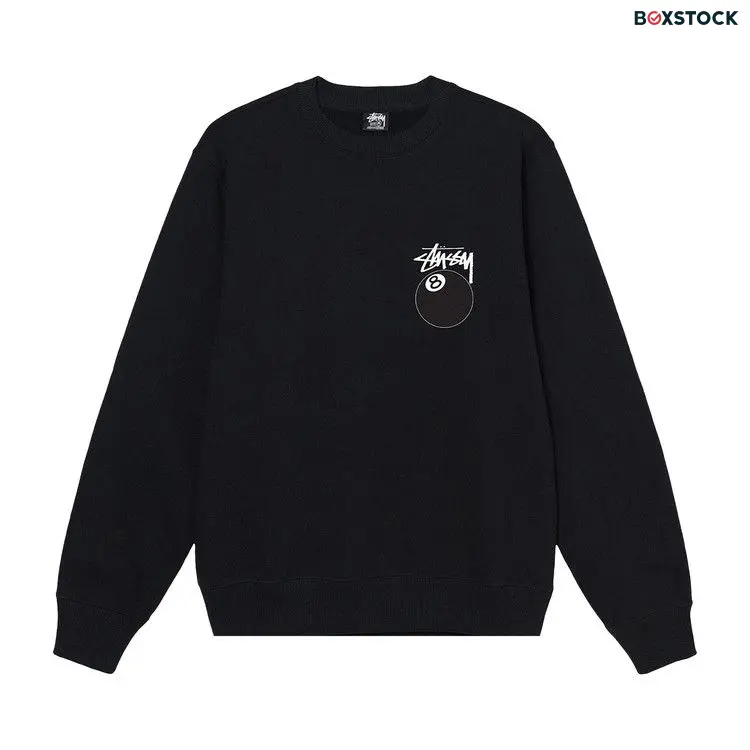 Stussy 8 Ball Crew 'Black' Fall/Winter 2021