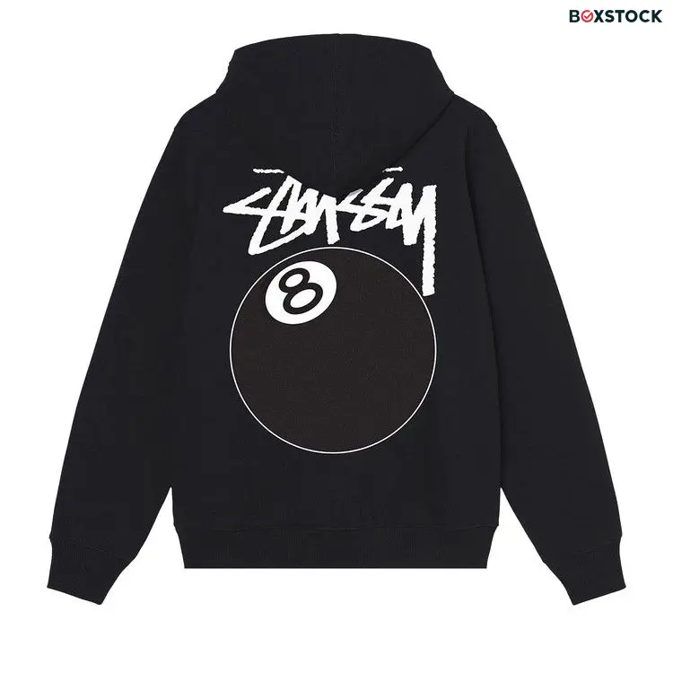 Stussy 8 Ball Hood 'Black' Fall/Winter 2021