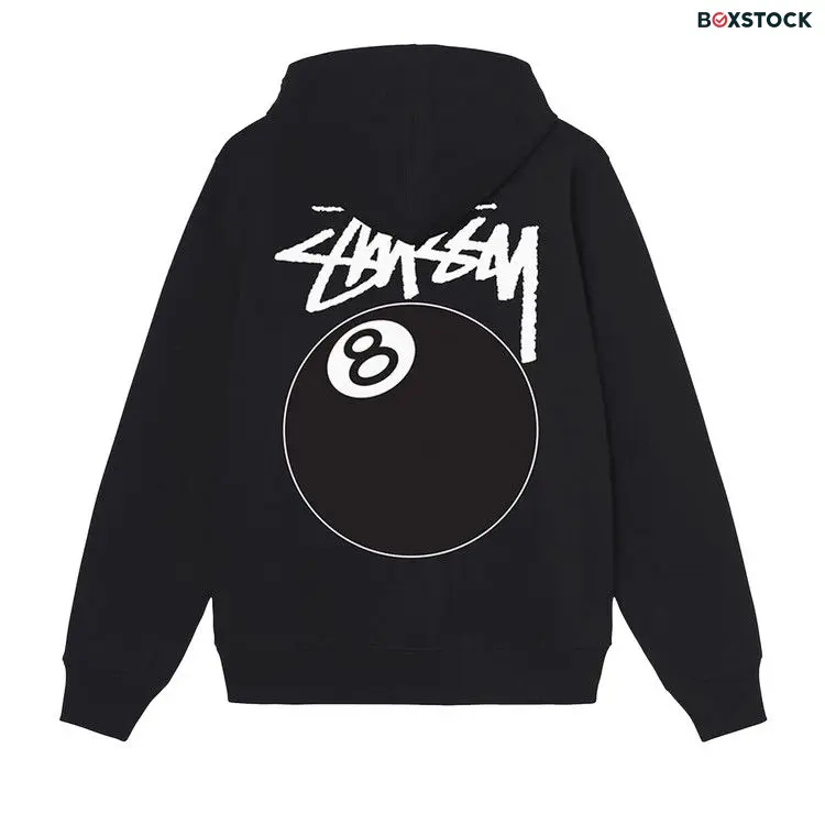 Stussy 8 Ball Zip Hood 'Black' Spring/Summer 2022