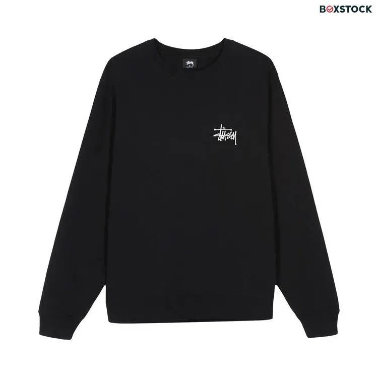 Stussy Basic Crew 'Black' Fall/Winter 2020