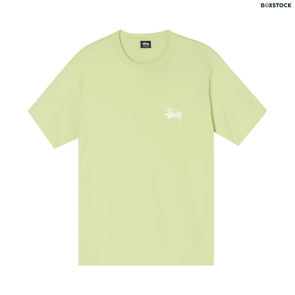 Stussy Basic Logo Tee 'Tea' Green Fall/Winter 2021