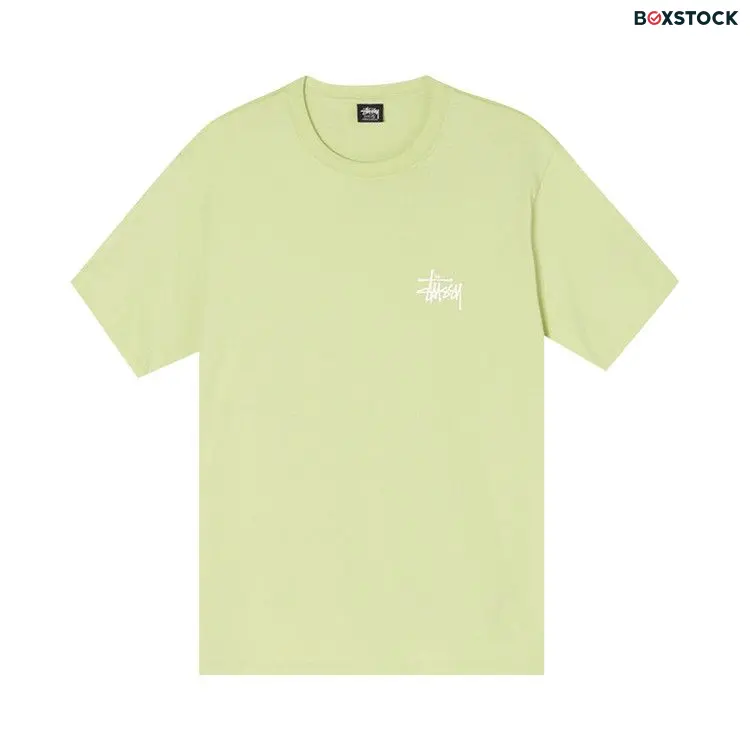 Stussy Basic Logo Tee 'Tea' Green Fall/Winter 2021