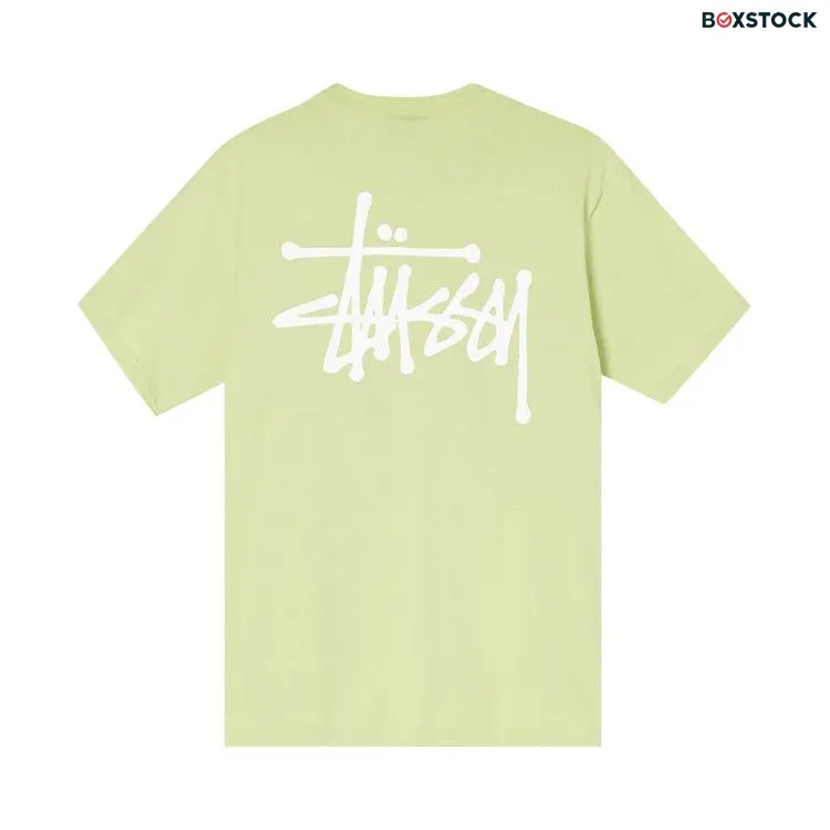 Stussy Basic Logo Tee 'Tea' Green Fall/Winter 2021