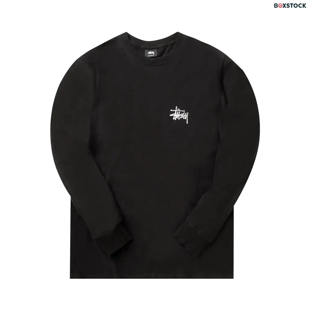 Stussy Basic Long-Sleeve Tee 'Black' Fall/Winter 2020