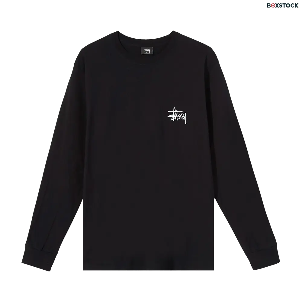 Stussy Basic Long-Sleeve Tee 'Black' Spring/Summer 2021 1994615-BLAC