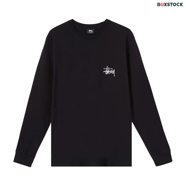 Stussy Basic Long-Sleeve Tee 'Black' Spring/Summer 2021 1994615-BLAC